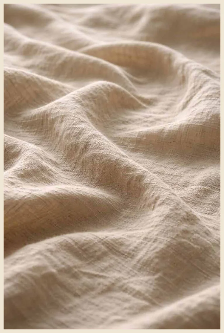 Textura de linho cru